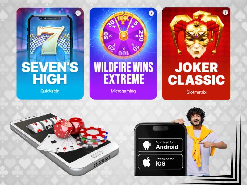 Online casino games with the 10 cric application