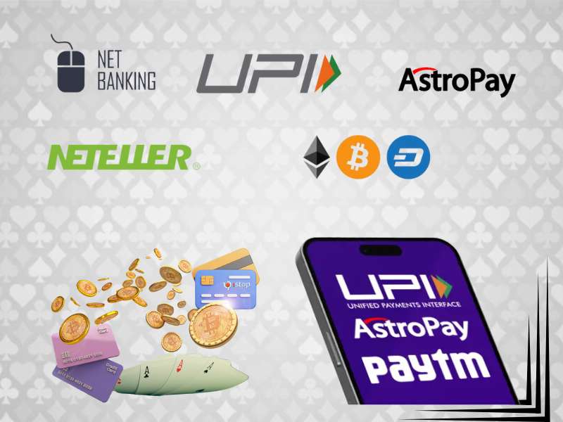 Payment methods at 10 cric